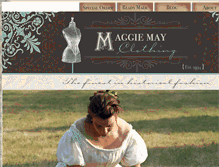 Tablet Screenshot of maggiemayfashions.com